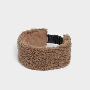 NWT Apparis Brown Eleni Vegan Shearling Headband